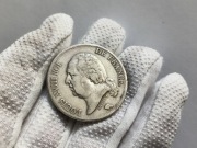 5 Franków 1824 A Francja Ludwik XVIII Mennica  Bayonne Srebro Ag 900