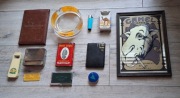 Zestaw Vintage Pub & Tobacco Camel Marlboro Man Cave Kolekcja