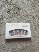 Nowe sztuczne paznokcie biały french white french tip press on nails