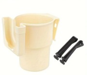 Uchwyt na telefon kubek etui pojemnik do samochodu auta beżowy kremowy