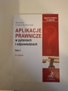 książka Aplikacje prawnicze w pytaniach i odpowiedziach Tom 2 wydanie 14