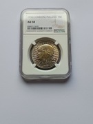 10 zł   GŁOWA KOBIETY 1932 (Londyn)    NGC  AU 58  !!!