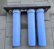Potrójny filtr narurowy Big Blue do wody / studni / hydroforu
