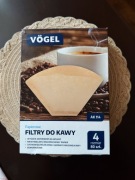 Filtry papierowe do kawy, do ekspresów przelewowych VÖGEL rozmiar 4, 76 szt