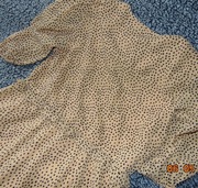 Żółta sukienka w kropki, XL