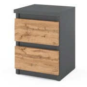 Szafka Nocna 2 Szuflady HUGO 