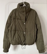Zara kurtka puchowa S khaki
