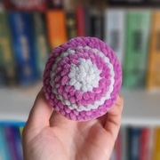 Grzybek na szydełku maskotka rękodzieło hadmade ozdoba dekoracja pluszak