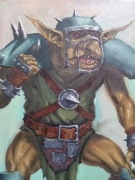 Blood Bowl Goblin - obraz olejny