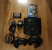 Sega Mega Drive 2 konsola 2 pady gry