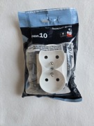 Gniazdo podwójne z uziemieniem SIMON 10 CGZ2M.01/11 biały