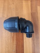 Kolano dwuzłącze redukcyjne skręcane M (GZ) 25-1/2" PE Fish Do nawadniania