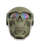 Wiatroszczelne gogle z maską.