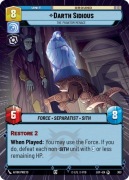 Star Wars: Unlimited - LOF - Darth Sidious (S) HYPERSPACE FOIL