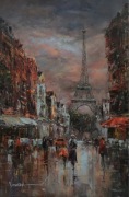 Obraz olejny-Paryż 