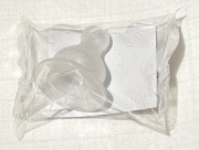 Smoczek do butelki BIBS antykolkowy SILIKON wolny przepływ