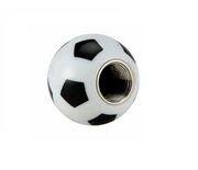 Piłka nożna - nakrętka na wentyl zawór samochodowy do roweru