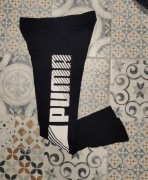 Legginsy Puma 7-8 lat 128 cm getry czarne