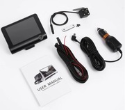 Kamera samochodowa dash, kamera z przodu, wewnątrz, oraz tylna