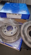 2 x ATE 24.0110-0250.1 tarcze hamulcowe 5 śrub 