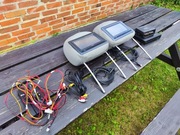 Kenwood zestaw monitorów do zagłówków DVD słuchawki komplet okablowania 