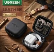 Etui na słuchawki UGREEN - twarde, wodoodporne, z karabińczykiem