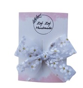 Kokarda tiulowa stokrotki na spince