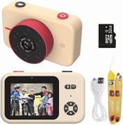 Aparat cyfrowy dla dzieci z kartą pamięci 32 GB czytnik kart 50 MP