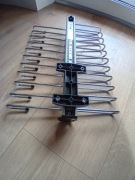 Wysuwany wieszak na spodnie do montowania w szafie,  11 prętów, 