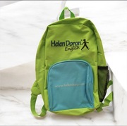 Plecak dla dziecka Helen Doron szkoła angielski zielony do przedszkola
