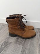 Botki ze skóry Clarks rozmiar 39 Boczne Express