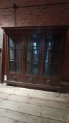 ANTYK  Biblioteka  Witryna gabinetowa lite drewno ok. 1880–1910