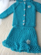 Komplet dziewczynka 2,5- 3 latka- handmade.Nowy.