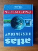 Atlas kieszonkowy Świat i Polska Pascal bdb stan 