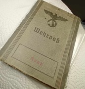 Wehrpass niemiecki 1938r oryginalny 3 rzesza 