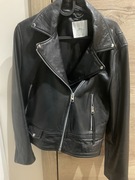 MANGO skórzana kurtka ramoneska - L