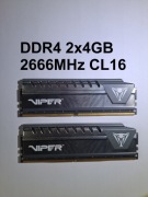 Patriot Viper Elite DDR4 8GB (2x4GB) 2666MHz CL16 | MemTest OK