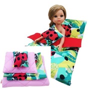 Komplet Biedronki - pościel dla lalki typu Paola Reina, Barbie
