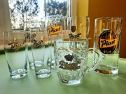 Zestaw szklanki, kufle PIAST – 7 szt - 0.3l / 0.4l / 0.5l – kolekcjonerskie