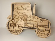 Lampka ozdobna na biurko traktor prezent