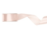 Tasiemka satynowa, złamana biel, 25mm/25m