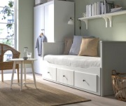 Łóżko dwuosobowe składane Hemnes 