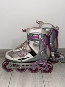 Rolki damskie SMJ Sport Airline | EU 41 (pasują na 39–40) | Zestaw ochronny