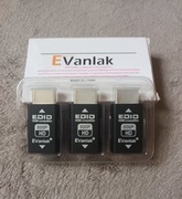 EVanlak 3 Gen Emulator HDMI Edid zestaw 3xAdapter