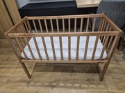 Woodies Bedside Crib 90x40 vintage + materac