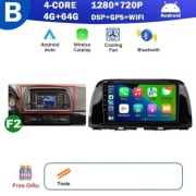 Radio Android Auto Car Play Mazda CX-5 2012-2014 4/64 GB