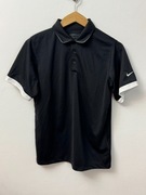 Koszulka sportowa czarna Victory Icon Polo tshirt Golf Nike 137 147 cm