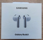 Samsung Galaxy Buds3 białe R530 - nowe, fabrycznie zamknięte
