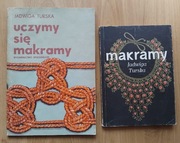 Makramy; Uczymy się makramy_Jadwiga Turska (zestaw; 2 książki)