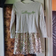 Sukienka dla dziewczynki długi rękaw. 